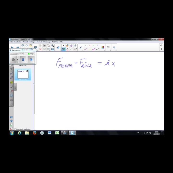 Physik V7 Federpendel, Schwingungen - Media - Videoportal der Hochschule Offenburg