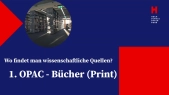 Wissenschaftliche Recherche - OPAC Print